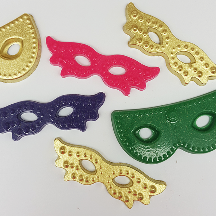 Carnival Masks Chocolate Mould