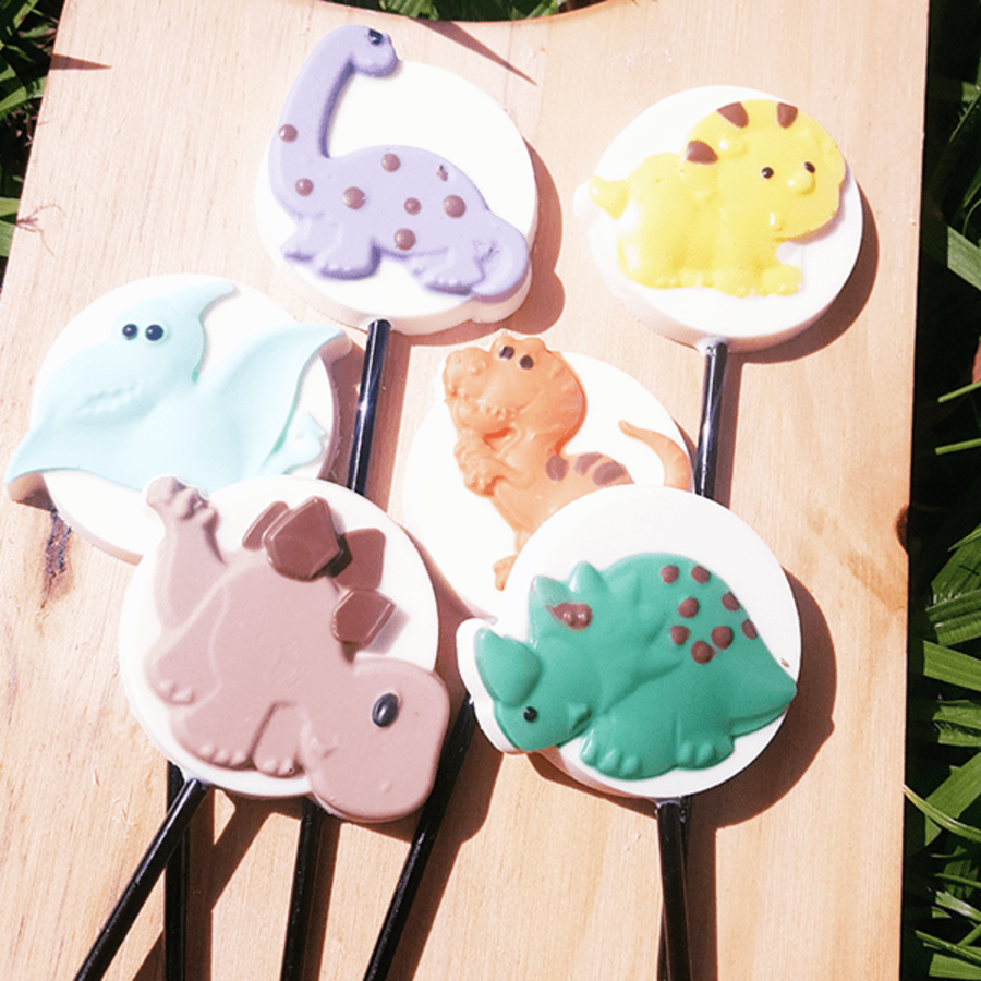 Dinosaurs Lollipop Chocolate Mould -