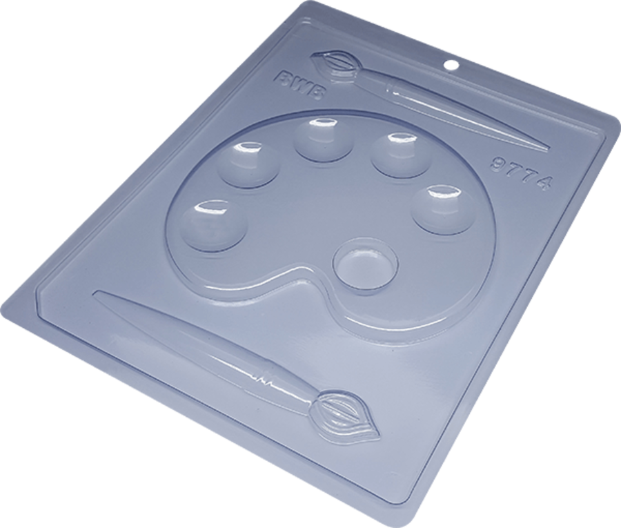 Paint Brush Palette Chocolate Mould