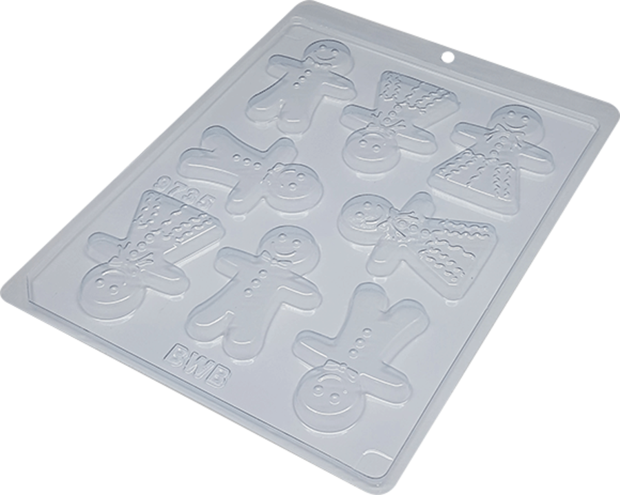 Gingerbread Christmas Cookie Chocolate Mould