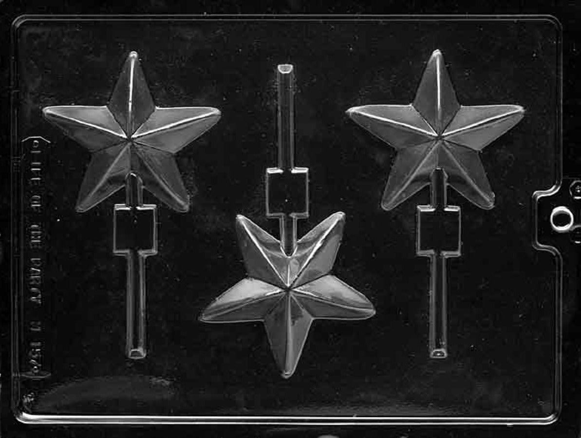 STAR LOLLY CHOCOLATE MOULD