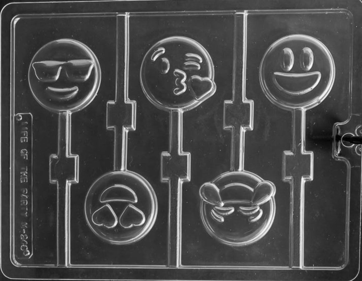 Emoji Lolly Chocolate Mould