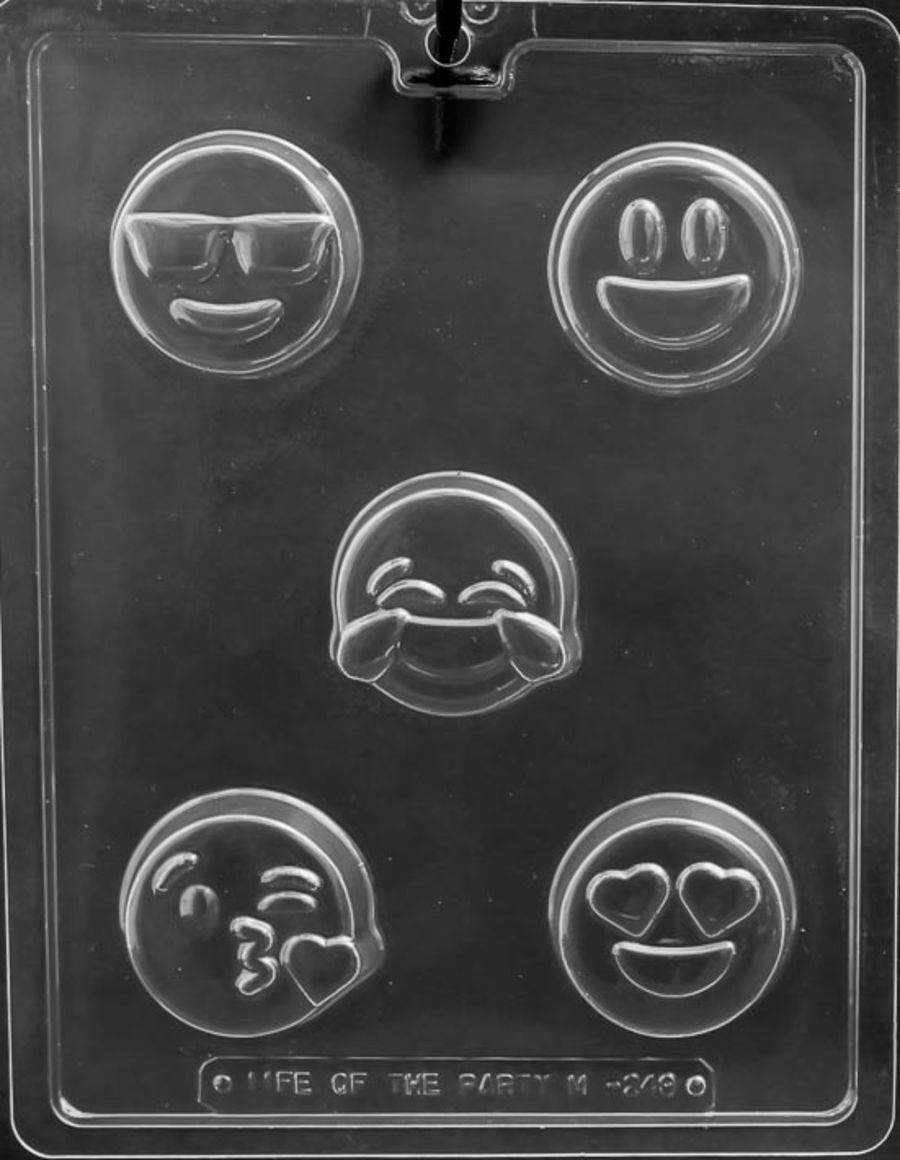 Emoji Cookie Chocolate Mould