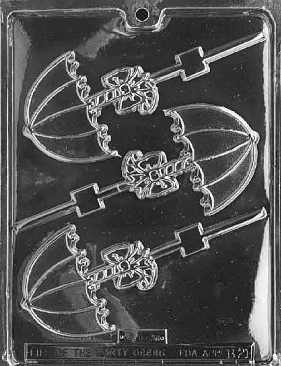UMBRELLA LOLLY CHOCOLATE MOULD
