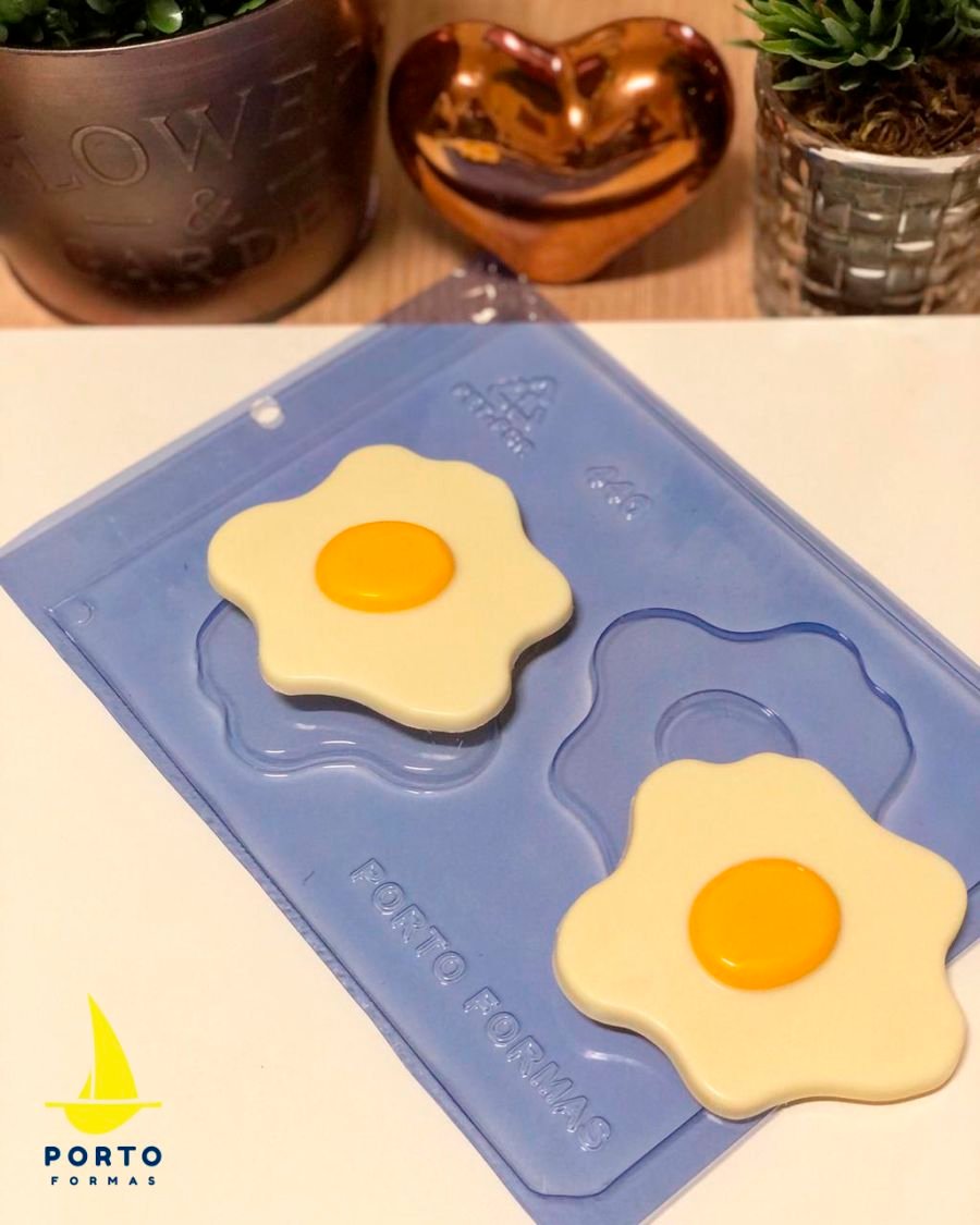 Sunny Side Up Fried Egg Chocolate Mould