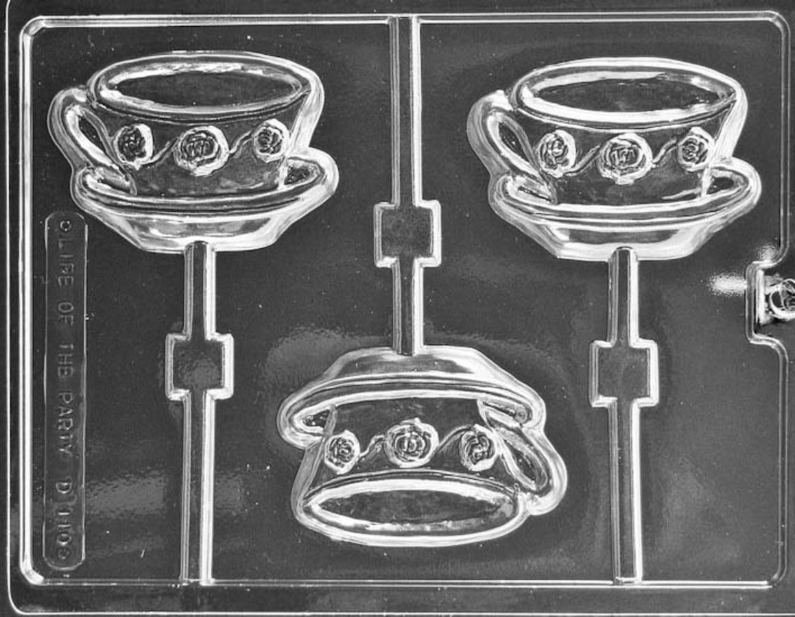 fancy teacup and saucer chocolate mould