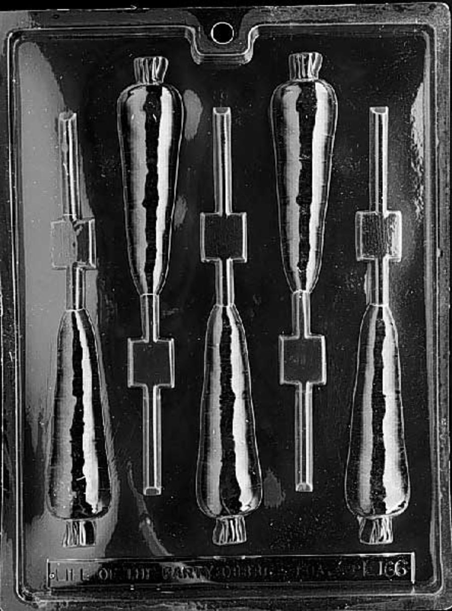 CARROT LOLLY CHOCOLATE MOULD