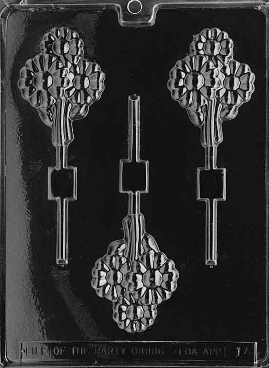 BUNCH OF DAISIES LOLLY CHOCOLATE MOULD