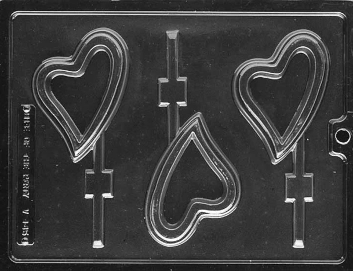 NEW HEART LOLLY CHOCOLATE MOULD