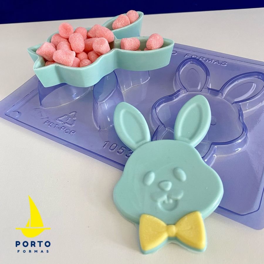 Bunny with BowTie Chocolate Box Mould