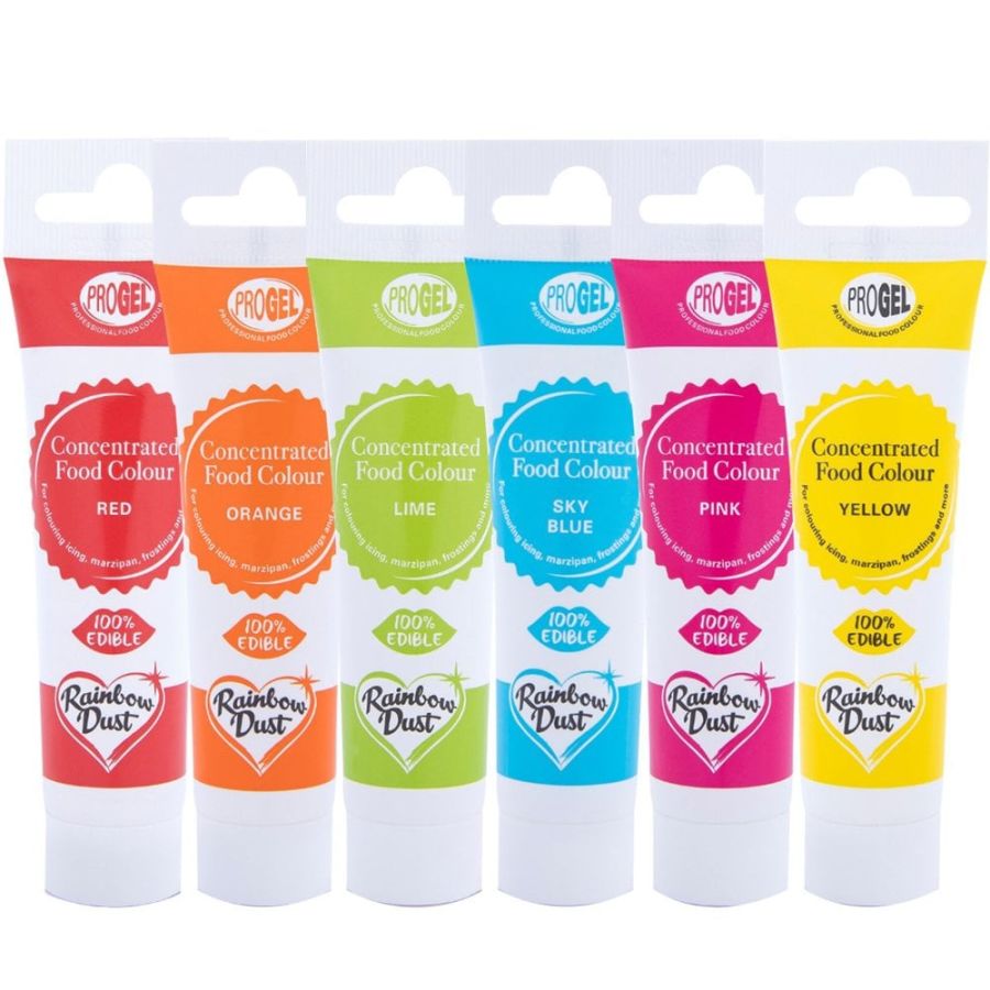 Rainbow Multipack ProGel Concentrated Gel Colour