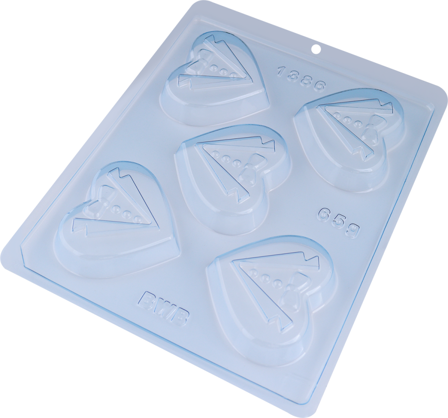 TUXEDO WITH BOWTIE HEART CHOCOLATE MOULD