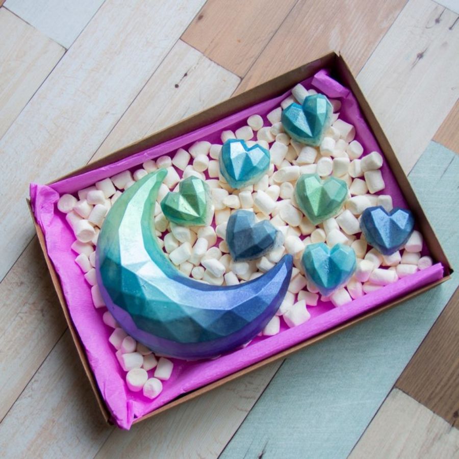 GEOMETRIC MOON CHOCOLATE MOULD