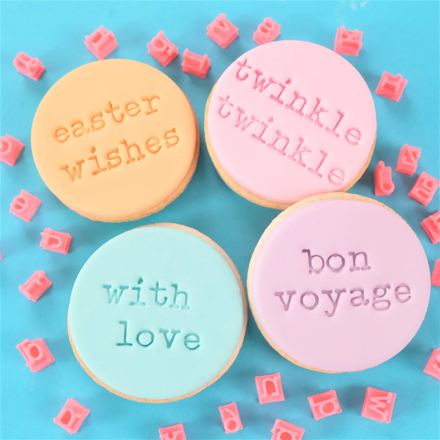 MINI MESSAGE - TYPEWRITER ADD ONS STAMPS LOWERCASE