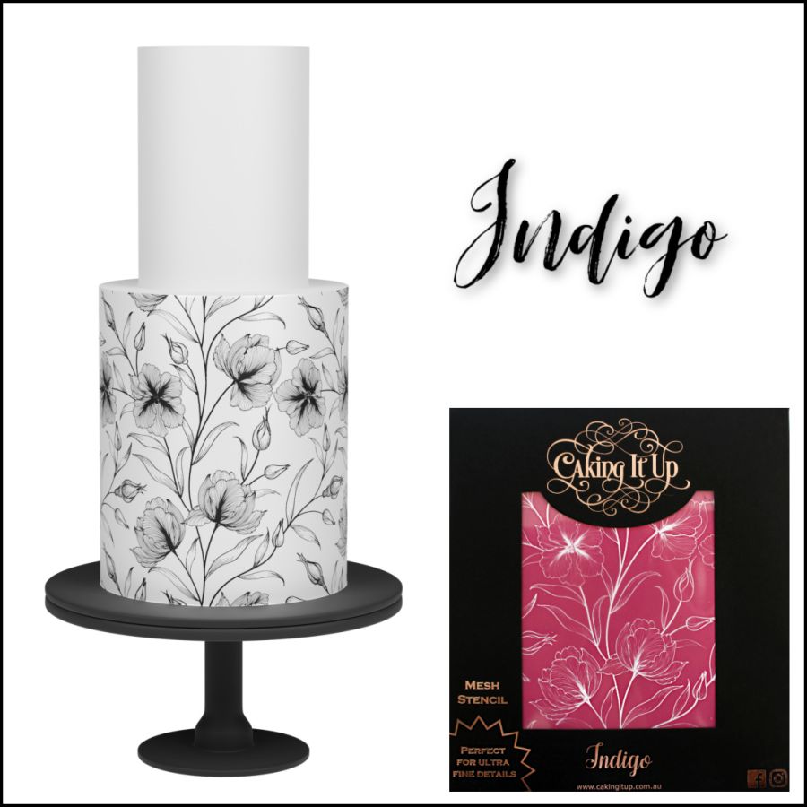 INDIGO MESH STENCIL