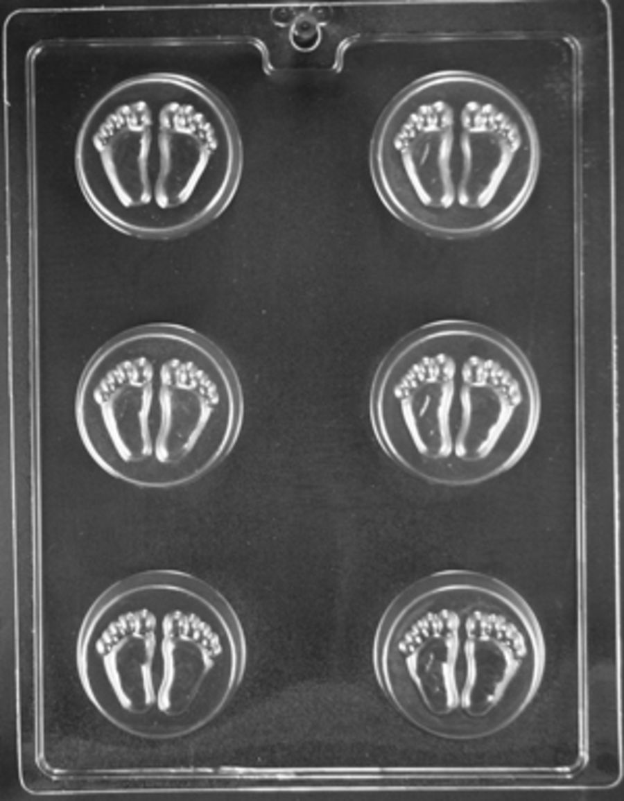baby feet cookie mould