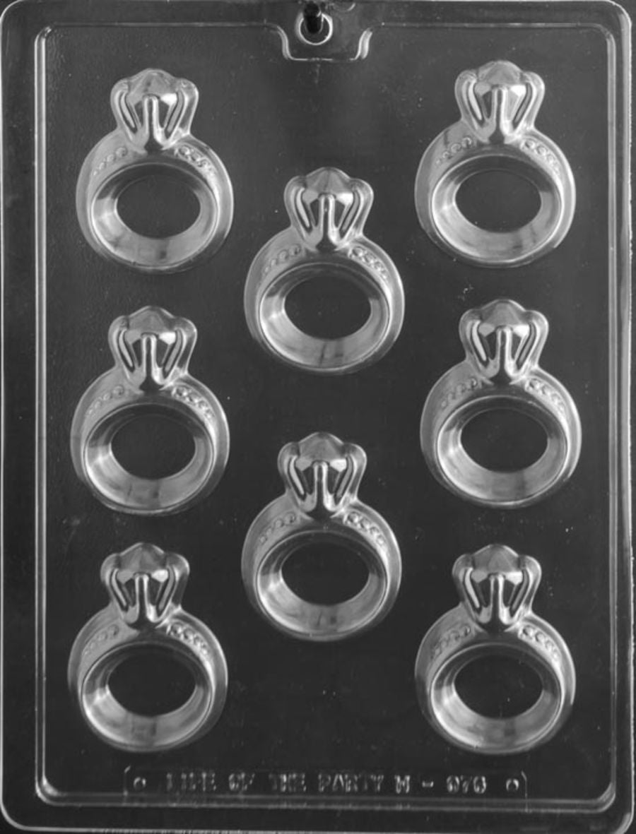Diamond Engagement Rings Chocolate Mould