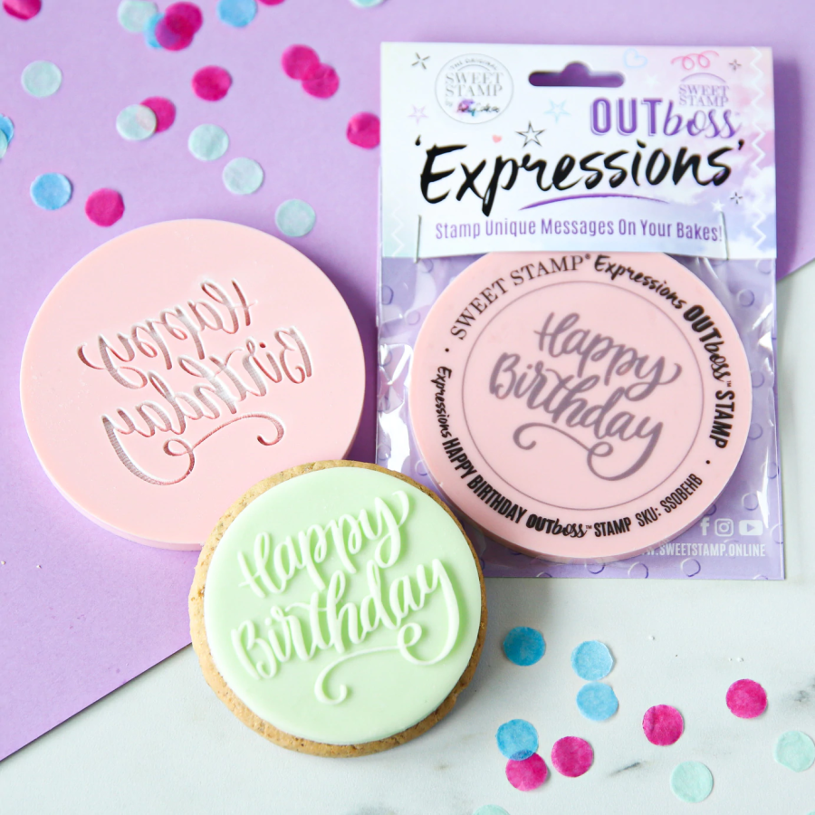 OUTBOSS EXPRESSIONS - ELEGANT HAPPY BIRTHDAY