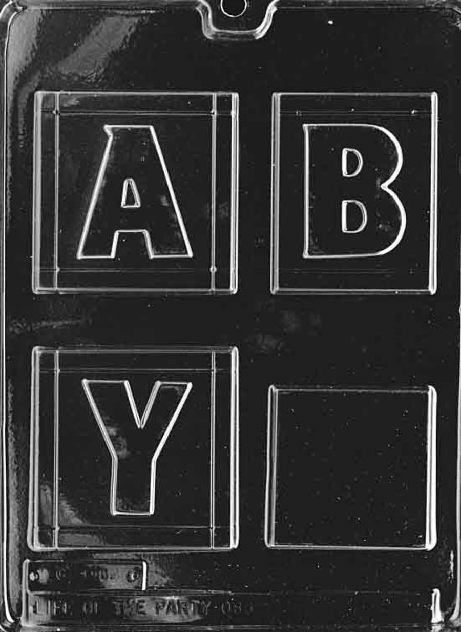LARGE BABY BLOCK CHOCOLATE MOULD