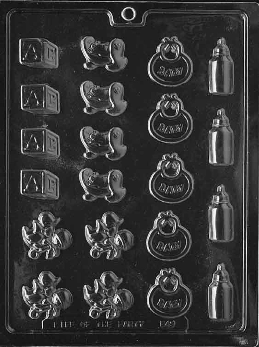 ASSORTED BABY DECO'S CHOCOLATE MOULD