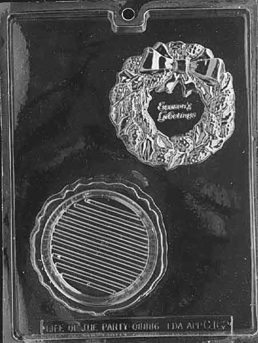 WREATH POUR BOX CHOCOLATE MOULD