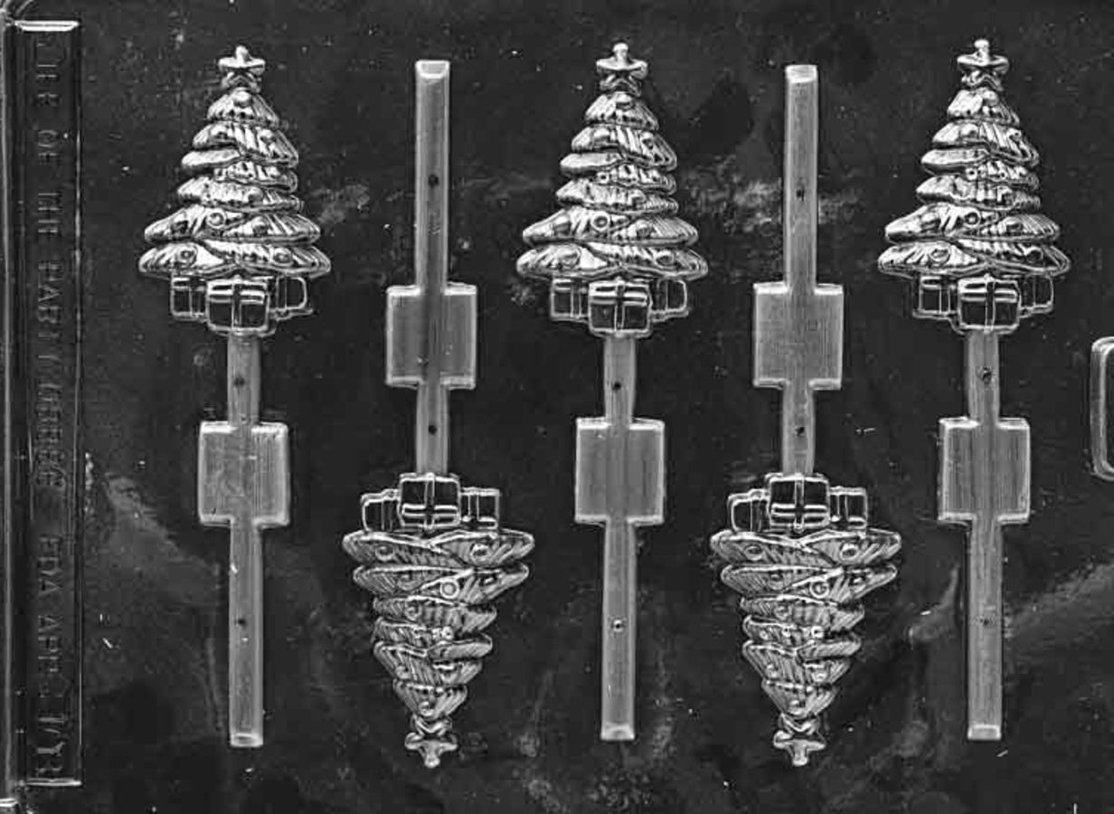 TREE WITH GIFTS LOLLY CHOCOLATE MOULD