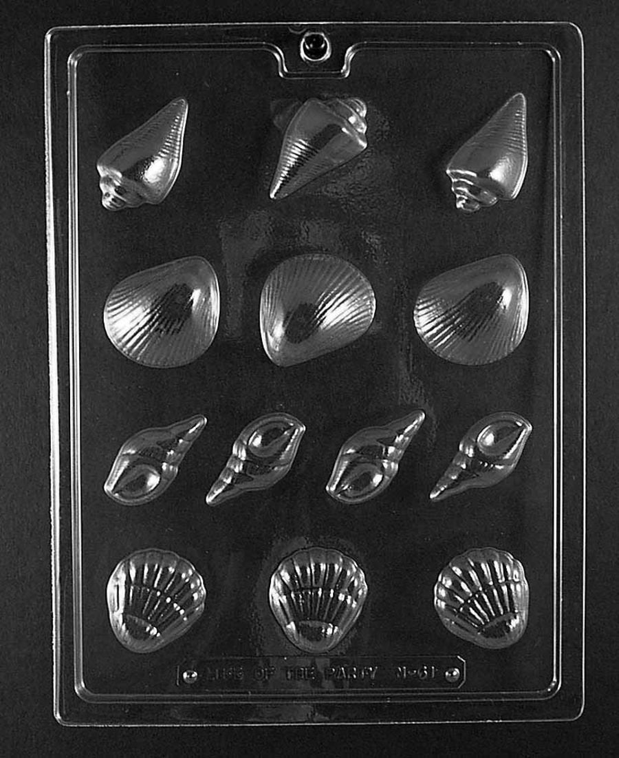 SEASHELL ASSORTMENT CHOCOLATE MOULD N061