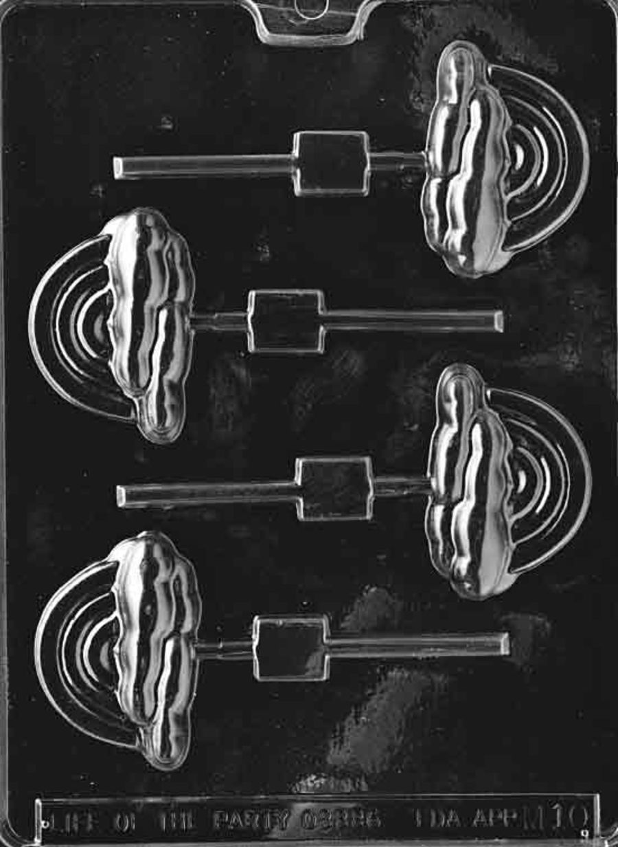 RAINBOW LOLLY CHOCOLATE MOULD