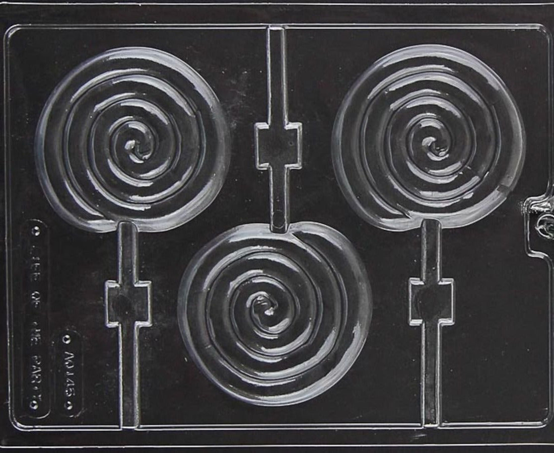 swirl lolly chocolate mould
