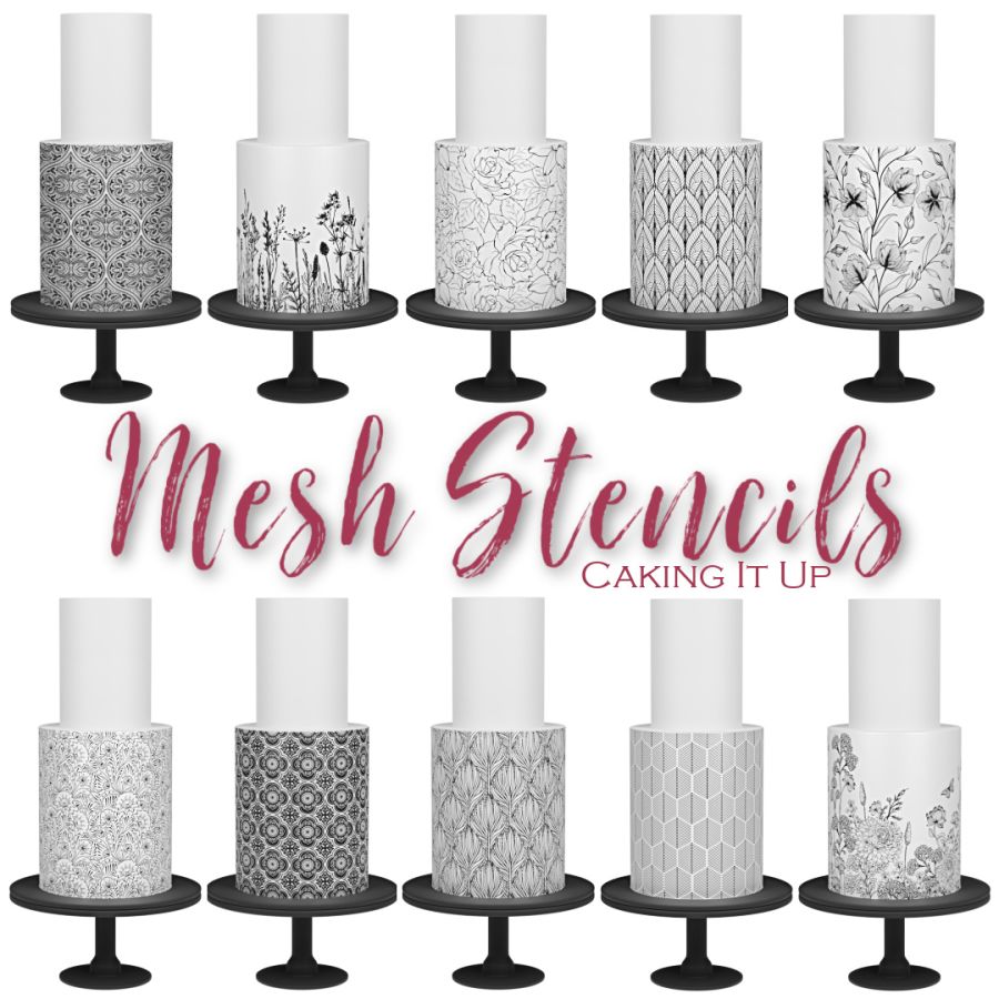 EVERGREEN MESH STENCIL