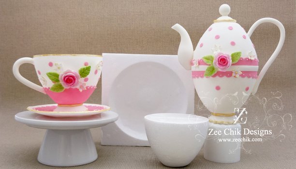 Zee Chik Cup & Saucer Former and mould bundle