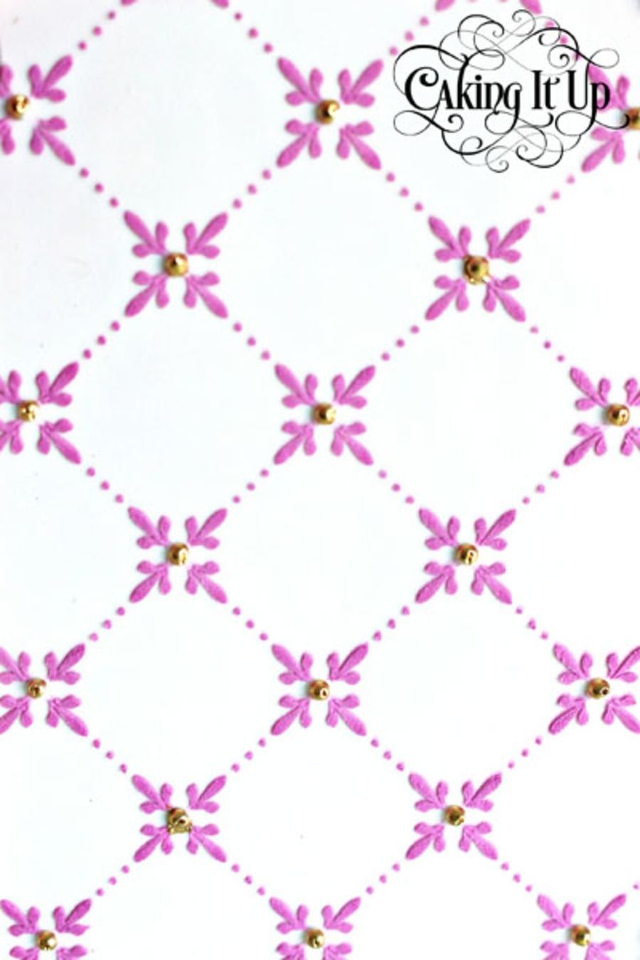 CELESTE Cake Stencil