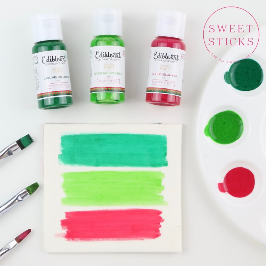 Sweet Sticks - Sweet Bakes Watermelon Paint Kit: 15ml x 3