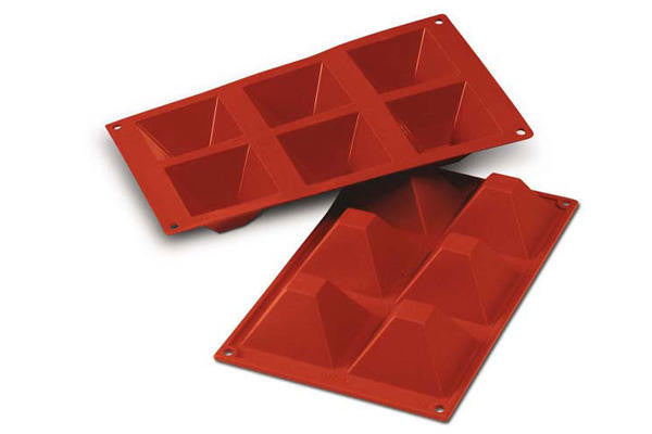 6 Cavity 71mm Pyramid Mould