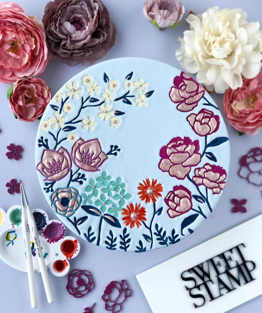 Botanical Dreams by The Caketress Lettering Set