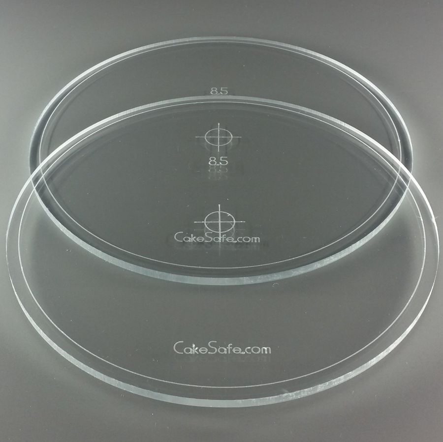 CakeSafe Acrylic Discs - Round - 2 Disc Set