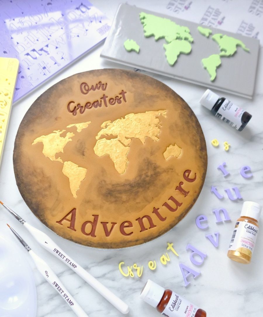 Great Adventure World Map Elements - SWEET STAMP