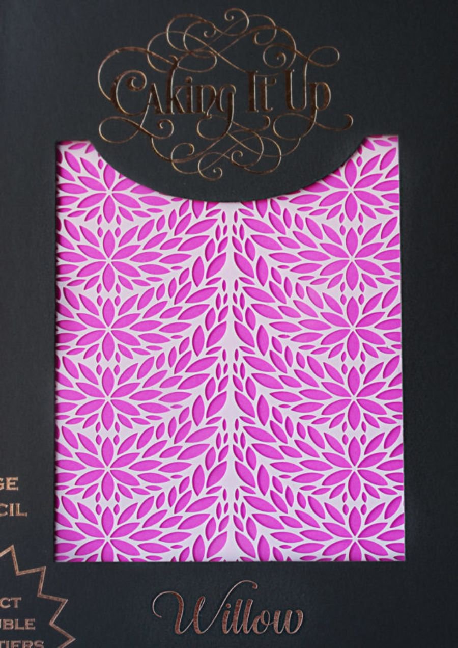 Willow Cake stencil