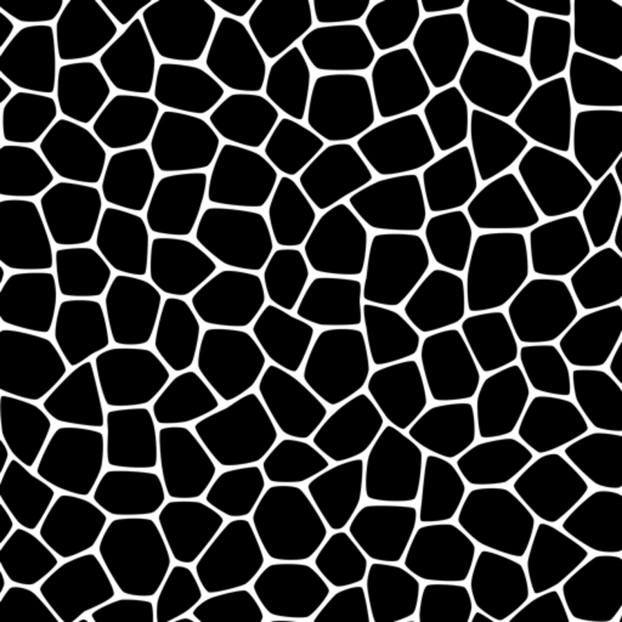 PEBBLES Cake Stencil