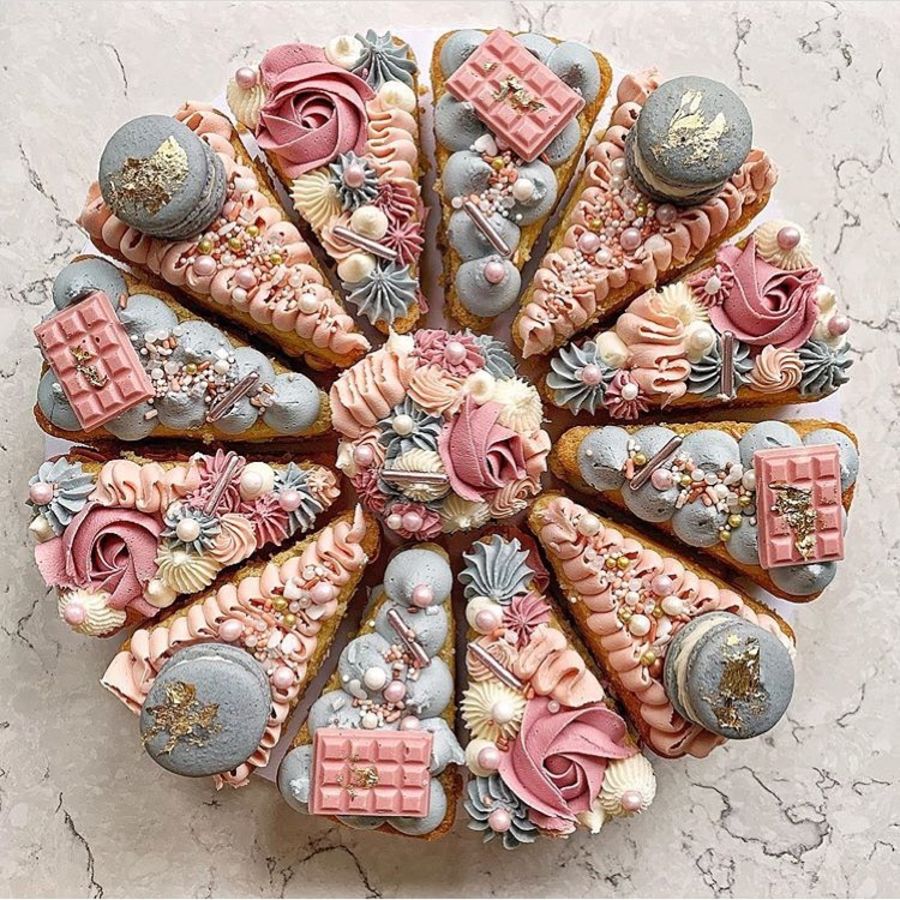 Cake Pizza - 8 individual slices silicone mould