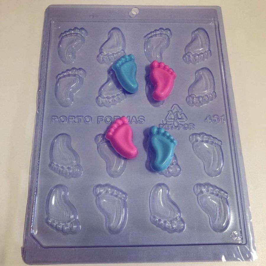 Baby feet chocolate mould