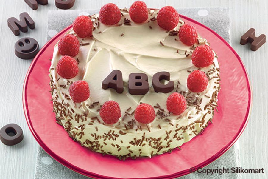 Alphabet chocolate mould Easychoc Silikomart