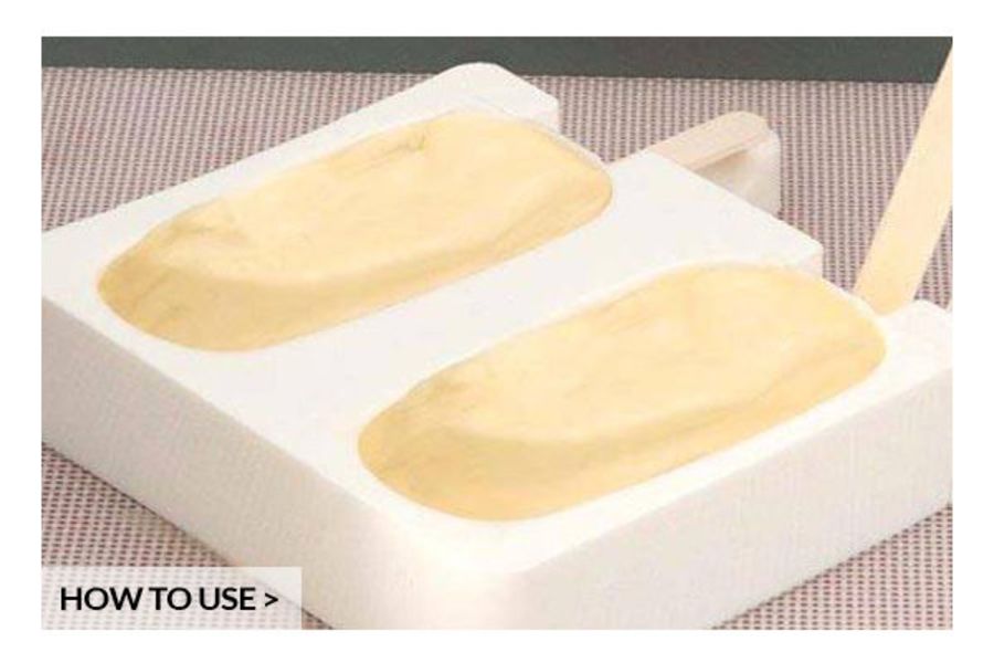 Silkomart GEL01 CLASSIC - SET 2 EASY CREAM Cakesicle mould