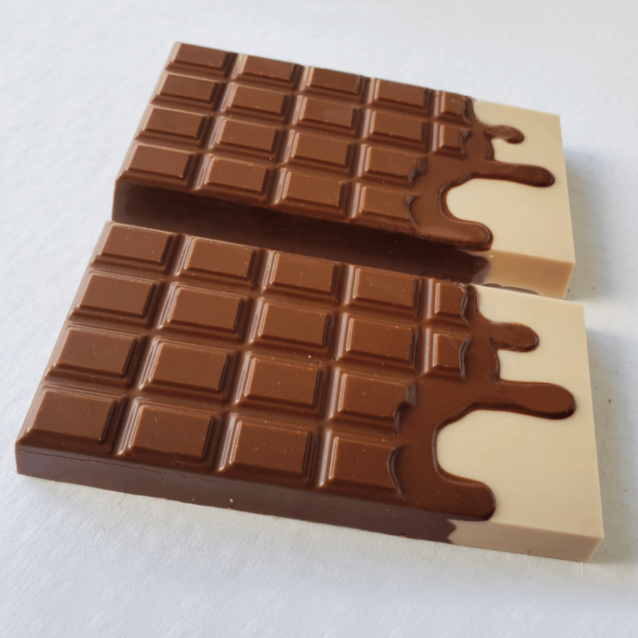 Melted Bar 3D Tablet Chocolate Mould