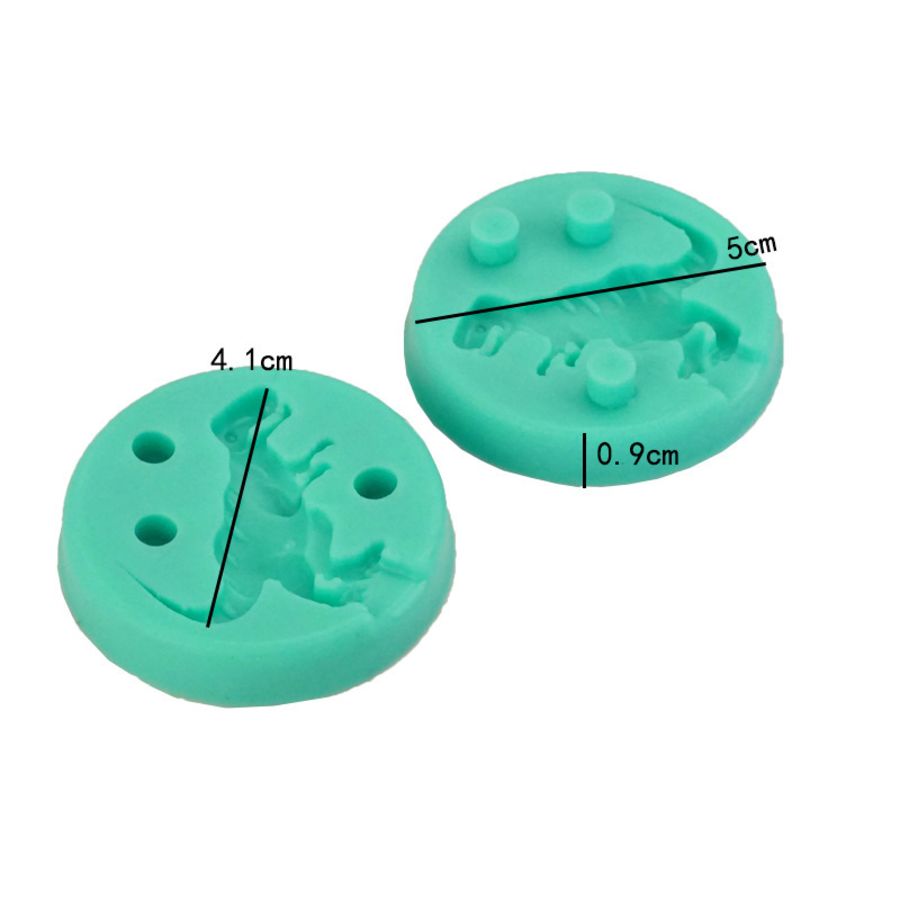3D Mini Dinosaurs Fondant Mould