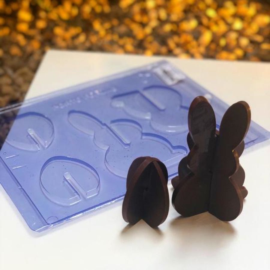 3D RABBIT SIMPLE (SINGLE) CHOCOLATE MOULD