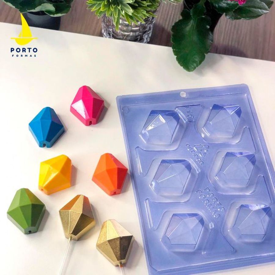 Diamond Gem Pop Balloon Chocolate mould