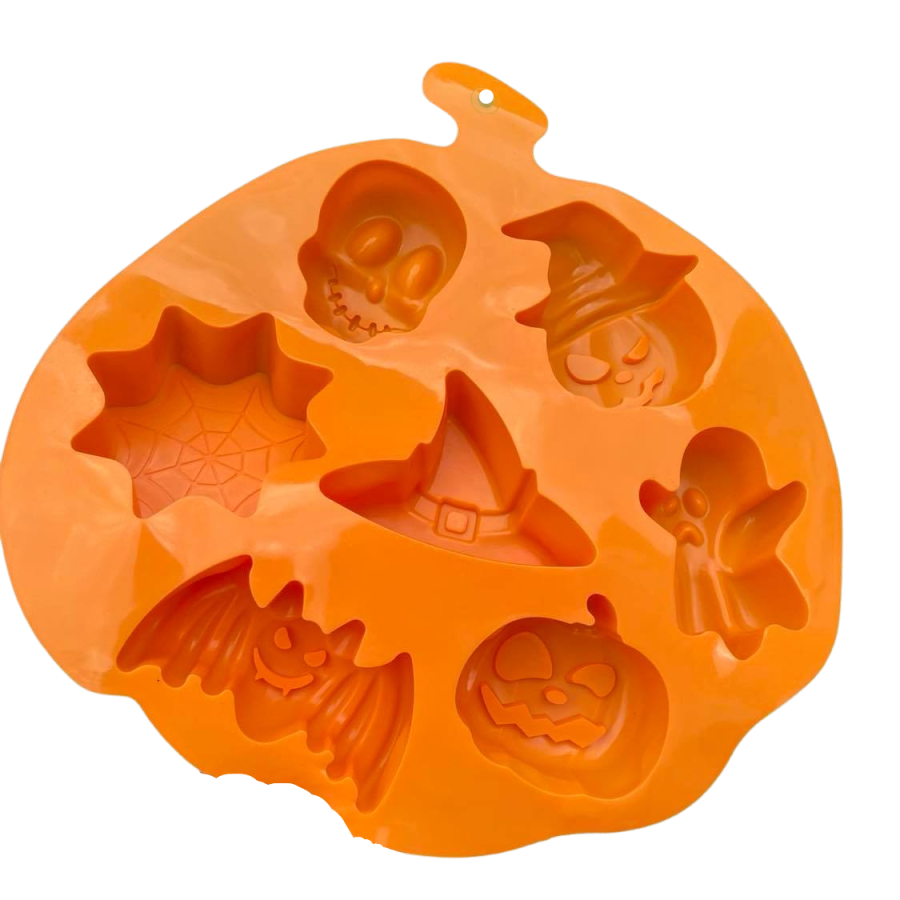 Pumpkin Shaped Halloween Themed Silicone Mould for Cakesicles