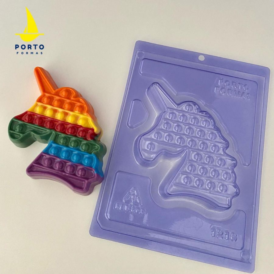 UNICORN POP IT FIDGET Chocolate Mould
