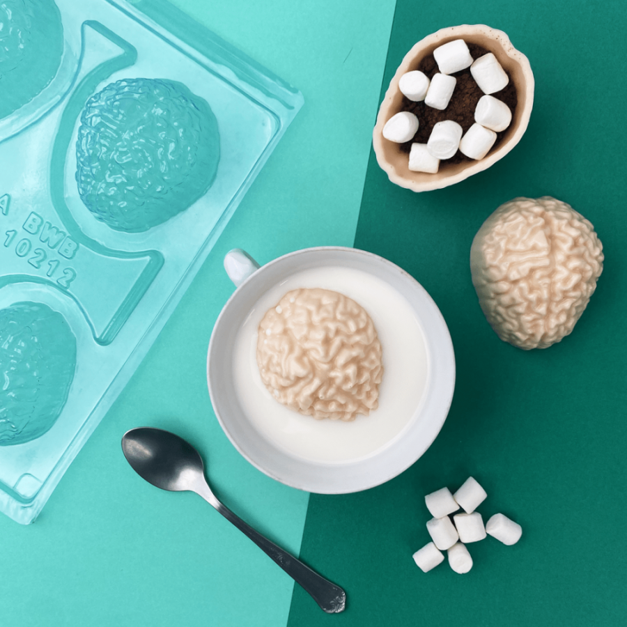 BWB 10212 - Brain - 3 part chocolate mould
